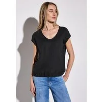 STREET ONE Hemdbluse aus softer Viskose