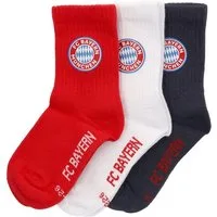 FC Bayern München Socken Crew Socken 3er-Set