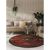 benuta Outdoorteppich Artis, rund, Höhe: 5 mm, In- & Outdoorteppich, Pflegeleicht für Garten, Terrasse, Balkon, Küche
