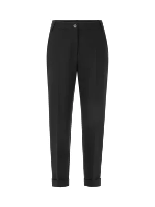 Marc Cain Collections - Stoffhose FORDON im Feminine Fit black new - Gr. - 38
