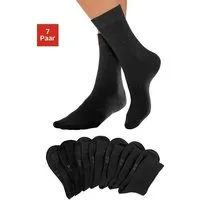 Lavana Basicsocken (Packung, 7-Paar) mit druckfreiem Bündchen