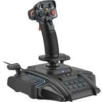 ACE COMBAT 8: WINGS OF THEVE Flight Stick, Joystick schwarz, für PS5, PS4, PC