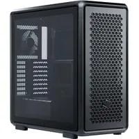 MasterFrame 600 , Tower-Gehäuse schwarz, Tempered Glass