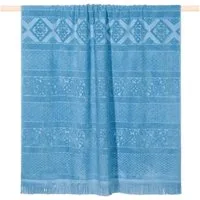 PAD Handtuch HARLEM, 50x100 cm, Frottee (1-St), Made in Europe, Ton in Ton gestreift, mit Ornamenten, mit Fransen