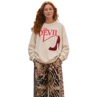 Miss Goodlife Sweatshirt Miss Goodlife Damen Sweatshirt „DEVIL“ MG15765 MG15767 High Heel