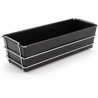 Durandal Backform Flexible Kastenform Rechteckig Kuchen Brot Brotform Kuchenform, (1-tlg), Antihaft 30 × 10,5 × 8 cm bis 260 °C