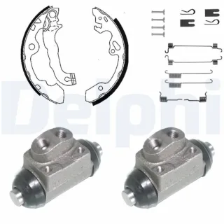 Delphi Bremsbacken vormontiert hinten Ford Focus 1 KP935