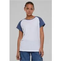 URBAN CLASSICS Rundhalsshirt Ladies Contrast Raglan Tee