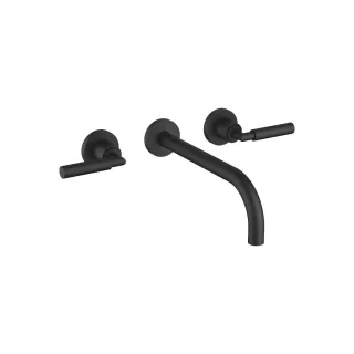 Dornbracht Waschtisch-Wandbatterie ohne Ablaufgarnitur TARA 36717882 Schwarz matt 36717882-33
