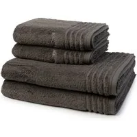 Vossen Handtuch Set Vienna Style Supersoft, Frottee (Spar-Set, 4-St), 2 X Handtuch 2 X Duschtuch im Set - Baumwolle - Saugstark