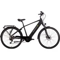 SAXONETTE E-Bike Trekkingrad Premium Sport (Diamant), 10 Gang, Kettenschaltung, Mittelmotor, 522 Wh, Pedelec, Elektrofahrrad für Herren
