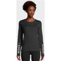 Venice Beach Langarmshirt LEANA mit Rundhalsausschnitt, aus elastischem Material