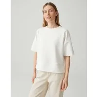 OPUS Sweatshirt Sweatshirt GASOPI Loose aus Modal Mix
