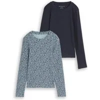 TOM TAILOR T-Shirt 2er Pack geringelt