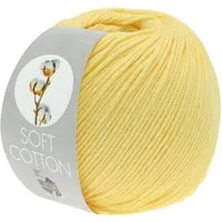 LANA GROSSA SOFT COTTON Häkelwolle, 140 m (weiches, vielseitiges Garn für höchsten Tragekomfort), 50 g
