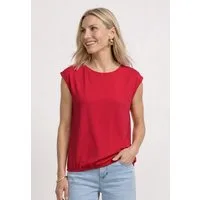 STREET ONE T-Shirt aus strecthigem Viskosematerial