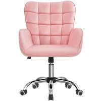 Yaheetech Drehstuhl mit Wippfunktion, Bürostuhl Ergonomischer Schreibtischstuhl höhenverstellbar