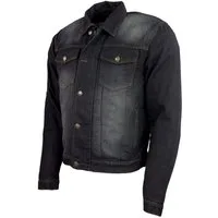 roleff Motorradjacke RO1514 Jeansjacke - Stonewashed, Aramid, Protektoren, Klimamembrane