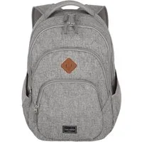 travelite Laptoprucksack BASICS Melange, ideal für Freizeit, Arbeit, Schule und Reisen