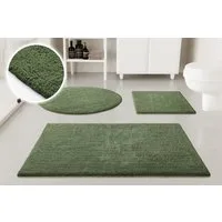 OTTO home Badematte Selenne, Höhe 20 mm, rutschhemmend beschichtet, fußbodenheizungsgeeignet, Baumwolle, rechteckig, Badteppich, getuftet, modern, Uni, antirutsch, flauschig, Baumwolle
