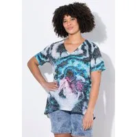 Angel of Style T-Shirt T-Shirt A-Linie buntes Muster