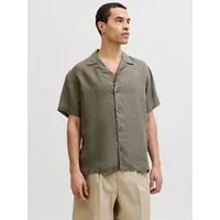 Jack & Jones Leinenhemd JPRBLALAWRENCE LINEN RESORT S/S SHIRT SN Leinen, relaxed fit