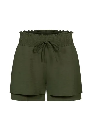 CLOUD 5IVE Shorts "CLOUD 5IVE Musselin Shorts 2-Lagig mit Gummibund"