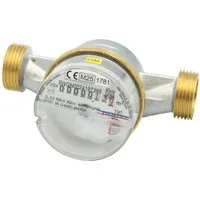 Wassergeräte Kaltwasserzähler Wohnungswasserzähler ECO TWO in ONE, 3/4", 130mm Warm- und Kaltwasser