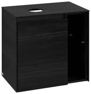 Villeroy & Boch Waschtischunterschrank Collaro 600x548x380mm m. Bel. 1trg. A:li Waschtisch li Black C152B0AB
