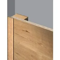EGGER Abschlussleiste Abdeckleiste Decowall AL008 Loveland Eiche, Kleben, Nageln, 1-St., 2400 x 6 x 25mm