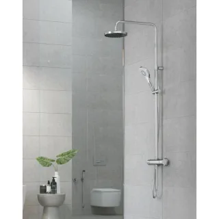 Kludi DIVEx3S Thermostat-Dual-Shower-System 6907905-00 mit Handbrause , chrom