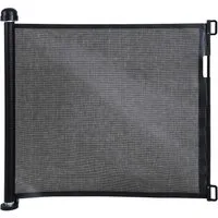 ESTEXO Türschutzgitter Treppenschutzrollo Absperrgitter Treppenschutzgitter Schwarz