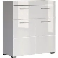 trendteam Badkommode Amanda, Badezimmerschrank Standschrank Badschrank Kommode