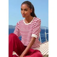 French Connection T-Shirt Loungeshirt mit kurzem Arm, aus soften Strukturstrick, Loungewear