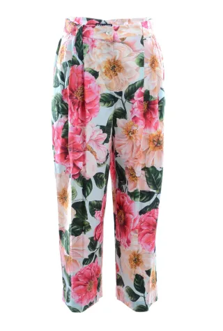 Dolce & Gabbana Women Flowers Trouser