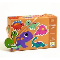 DJECO Puzzle Lernspiel Puzzle Duo Assoziationsspiel für Kinder ab 2 Jahren, 2 Puzzleteile