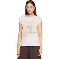 Cartoon Kurzarmshirt Damen mit Placement (1-tlg)