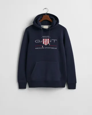 GANT - Archive Shield Hoodie evening blue - Gr. - M