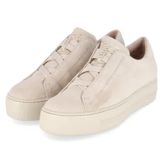 Paul Green Sneaker  Beige - Gr. 37,5 -  Echt Leder