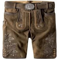 Stockerpoint Trachtenlederhose Bastian Herren (1-tlg) Trachtenlederhose, Trachtenhose, Bayerische Lederhose, Oktoberfest