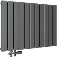 ELEGANT Heizkörper Anthrazit, 630 x 1004mm / 630 x 850mm, Einlagig / Doppellagig