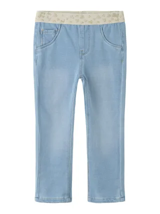 NAME IT - NMFSALLI SLIM SWE JEANS 1190-BO NOOS Light Blue Denim - Gr. - 104