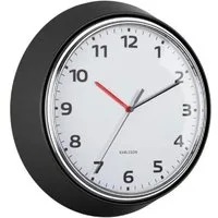 Karlsson Uhr Wanduhr Modern Retro Schwarz
