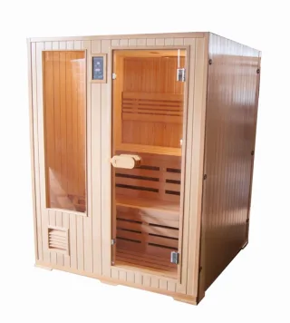 Neuesbad finnische Sauna 152x152x190cm, Hemlock, 3 Personen NB1H603301