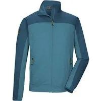 Killtec Strickjacke KOS 42 MN FLX JCKT Sportive Colourblock-Jacke, Kinnschutz, verschließbare Taschen