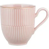 Seltmann Weiden Becher Amina, 1-tlg., Porzellan, Kaffeebecher, Tasse, mit Relief und edler Goldumrandung