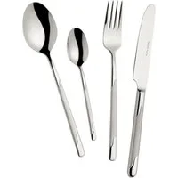 Mulex Besteck-Set Seattle (30-tlg), 6 Personen, Edelstahl 18/10, teilsatiniert