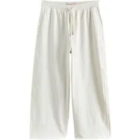 Next Caprijeans Verkürzte Denim-Jogginghose mit weitem Bein (1-tlg)