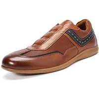 Allthemen Slip-On Sneaker Bequeme Herren Schlupfschuh im Vintage Freizeit Slip-On Sneaker