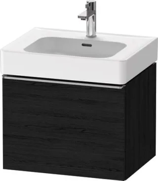Duravit D-Neo Waschtischunterbau wandhängend Eiche Schwarz Matt 584x452x440 mm - DE4276070160000 DE4276070160000
